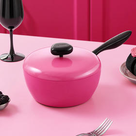 VELOSAN（温仑山）&芭比联名款芭比系列鹅卵石不粘奶锅20cmEVPR-01NGB01-A618