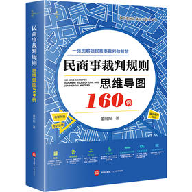 【手写寄语+签名+印章版】民商事裁判规则思维导图160例（全彩印刷、诉讼可视化） 董向阳著 法律出版社