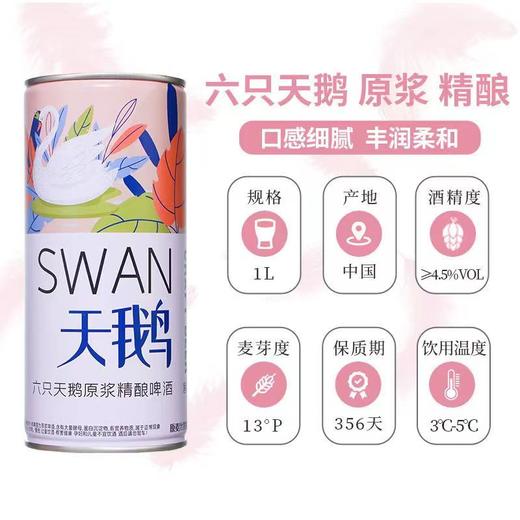 六只天鹅原浆啤酒1L 商品图5