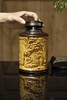 东山报捷°黄杨木雕茶叶罐 商品缩略图4