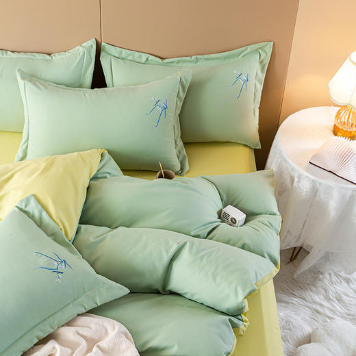 多喜爱兰亭如梦爱摩卡绒保暖舒适磨毛四件套【分仓直发，72小时发货，周末节假日不发货】 商品图8