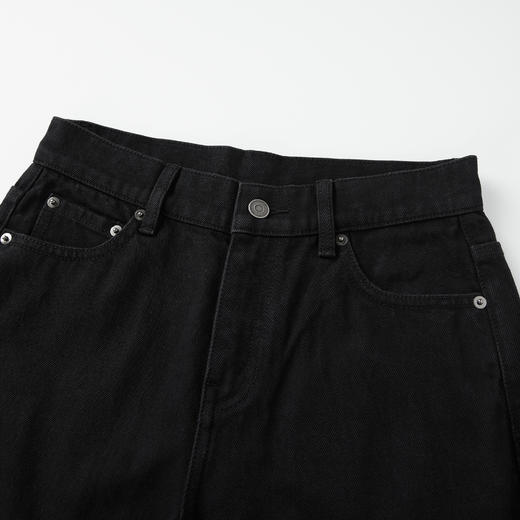 ROMI STUDIO“率性自我”100%长绒棉绳染水洗直筒牛仔裤RW24AX80857 商品图2