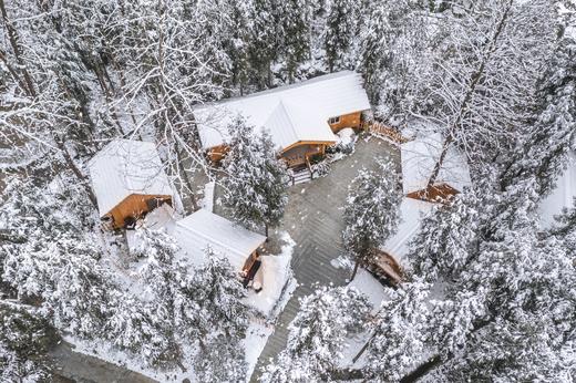 【彭州#256号院】单房预定，独栋温泉森林木屋+6房木屋小院，靠山临溪，中坝森林 、蟠龙谷瀑布、太阳湾景区旅nwsl 商品图3