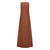 Ruohan  栗棕色纯棉背心连衣裙 商品缩略图10