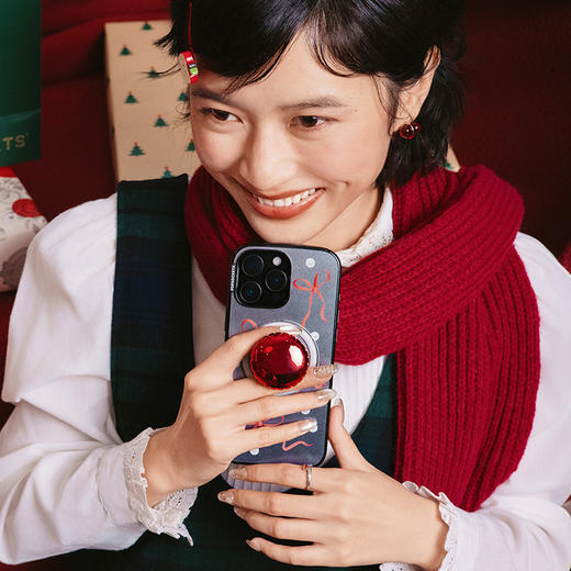 【冬眠计划】红气球 POPGRIP泡泡骚手机粘贴式气囊支架 Popout异形系列 红色 商品图1