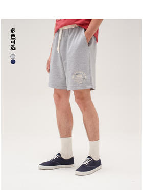 Teenie Weenie小熊男装字母卫裤男夏季TNTM256304N