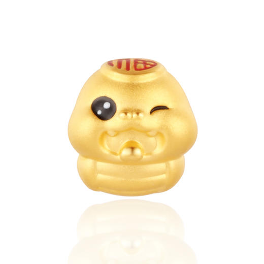 灵蛇献瑞 福福蛇 足金蛇转运珠国潮中国风黄金生肖蛇宝宝礼物MEMORA诗普琳HP826901 商品图0