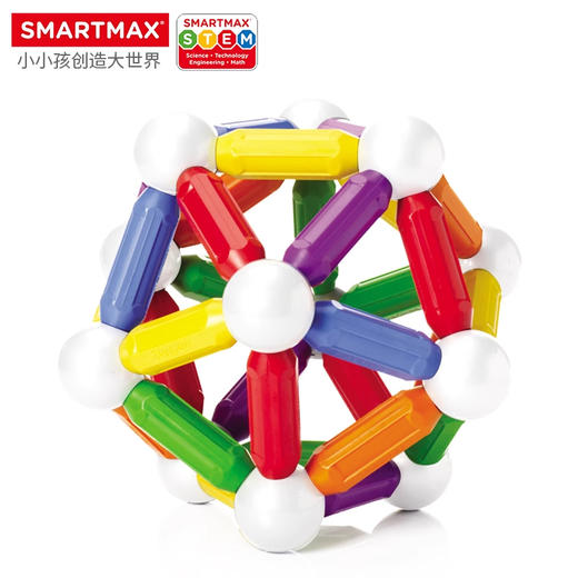 SMARTMAX 搭建豪华版 磁力棒 搭建主题 42PCS 1-6岁 商品图3
