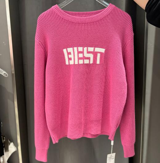 MZ圆领胸前印字长袖毛织上衣41020（绿红黑） 冬季 944020320321 商品图2