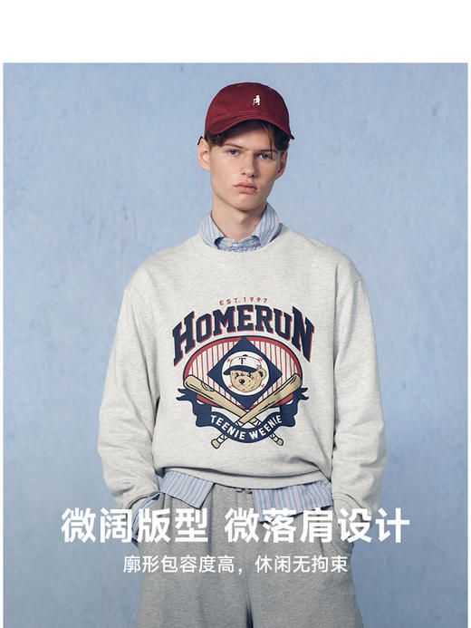Teenie Weenie小熊男装卡通卫衣男夏季TNMA256309I 商品图2