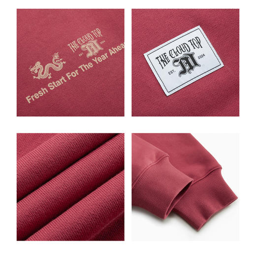 gxg.jeans男装2024年春季新款圆领卫衣JFX13100041 商品图3