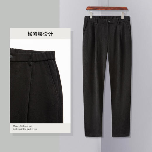 【西服+西裤】罗蒙秋冬灯芯绒西服套装男士简约休闲宽松时尚厚款西装减龄两件套 商品图2