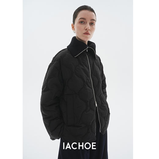 棉仓3571515010-IACHOE【福禄】翻领羽绒服 商品图0
