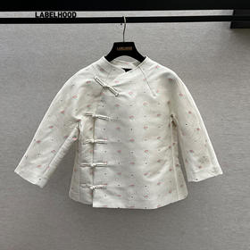【M ESSENTIAL × LABELHOOD】蕾虎联名时尚桃纹提花上衣