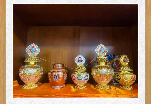 佛堂摆件寺庙制作殊胜宝瓶地藏王宝瓶已装藏宝瓶 商品图1