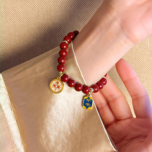 【新年到，财运到】BAOFANDI 蛇年朱砂手串 五路财神 本命年 招财 接好运手串 商品图4