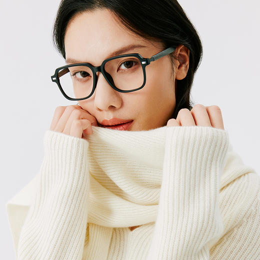 东黎 • 山羊绒女士秋冬围巾＋V领套衫 TZ-DLVY-001-003 商品图6