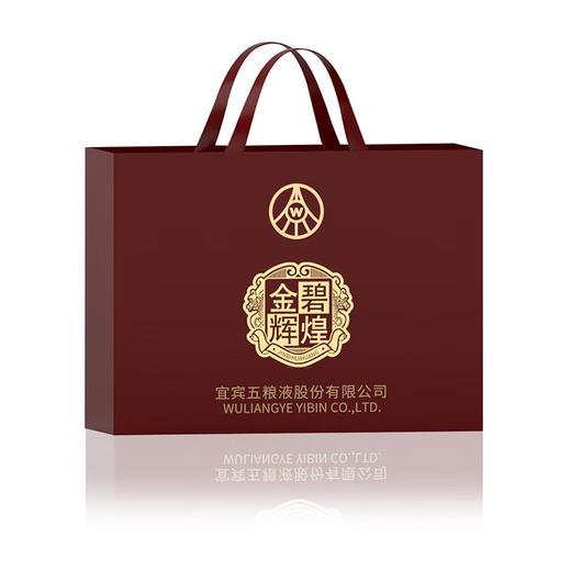 五粮液金碧辉煌东方红韵52度浓香型白酒（2瓶） 商品图1