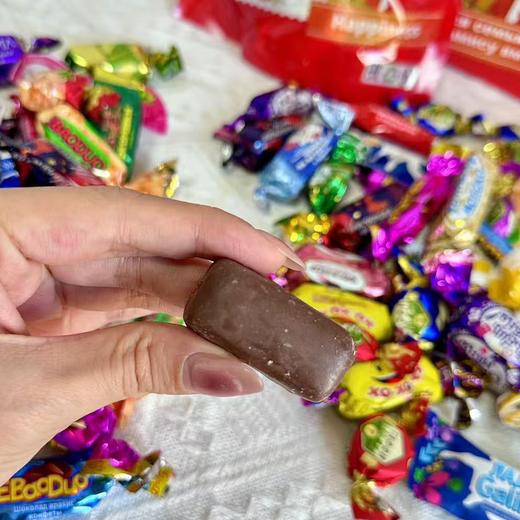 俄罗斯混装糖果，巧克力夹心系列、 多种口味年货礼盒 商品图8