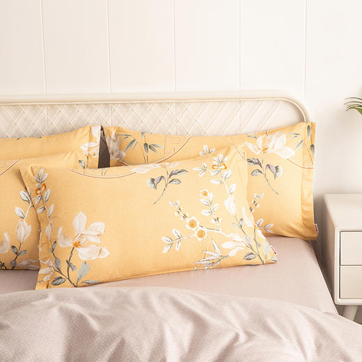 多喜爱闲庭花开爱摩卡绒温暖磨毛四件套【分仓直发，72小时发货，周末节假日不发货】 商品图3