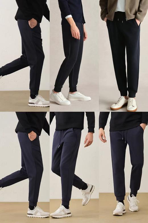 男款新国标大朵白鸭绒羊毛蚕丝五防羽绒裤 商品图1