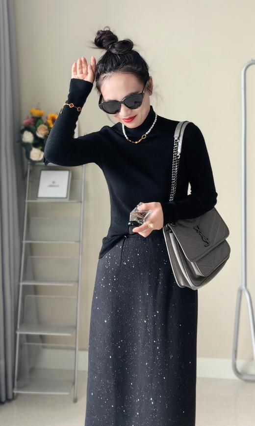 万能自带气场半高领超细羊毛打底衫 商品图6