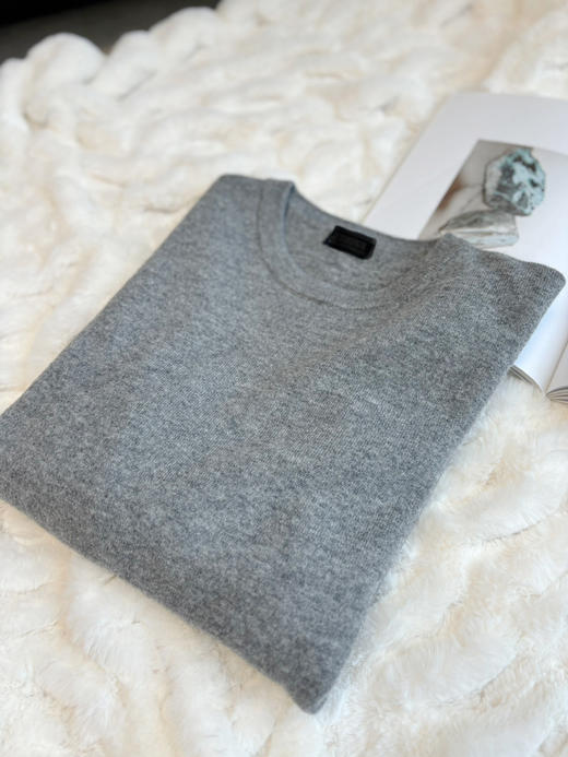 2412315   杰尼* 羊绒羊毛 针织  柔软毛衣 商品图8