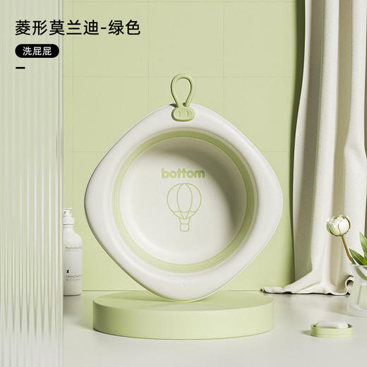 婴儿洗脸盆宝宝专用脸盆折叠盆新生婴幼儿童小盆子可折叠母婴用品 商品图4