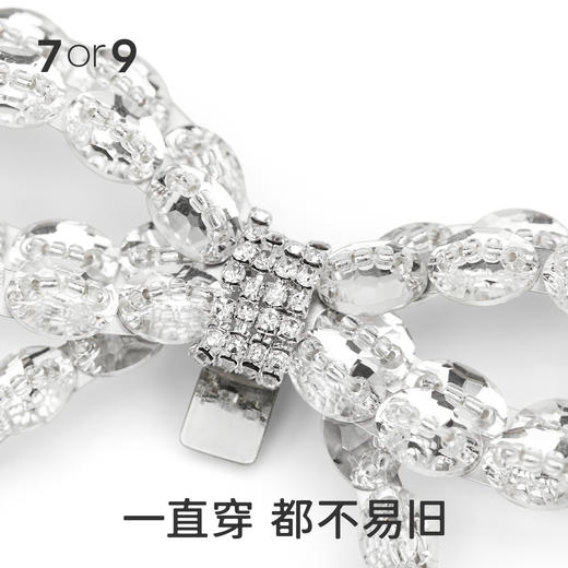 7or9配饰-水钻装饰手工蝴蝶结前扣 商品图3