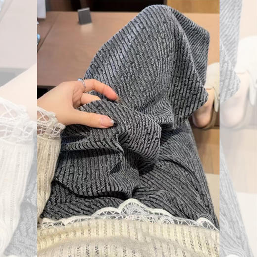 <曾小咸推荐> 斜纹毛呢阔腿裤  商品图0