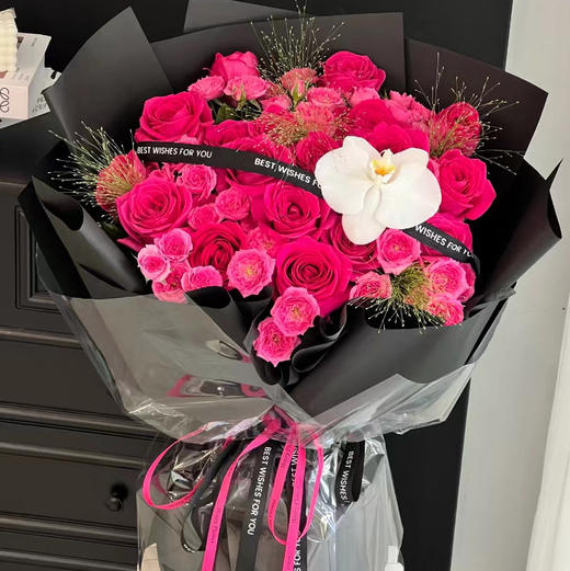 〔粉梦花影〕高端大气花束 商品图0