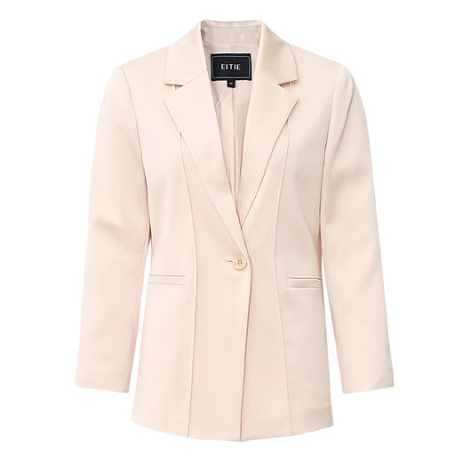 EITIE爱特爱春季新款简约通勤西装外套女7703413 商品图5