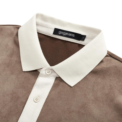 gxg.jeans男装夏季拼色短袖POLO衫JEX12400842 商品图2