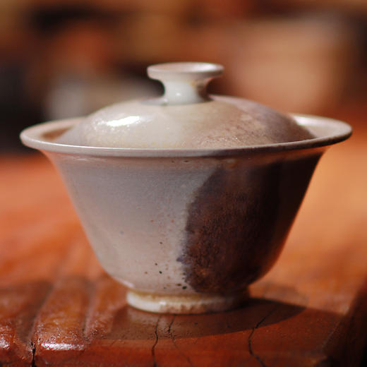 【林栖好物】【皇妃盖碗】满容：120ml 李现锋纯手工柴烧盖碗 商品图2