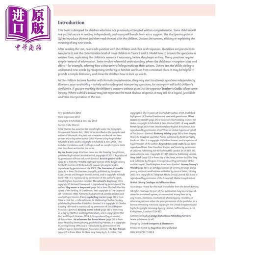【中商原版】 英国S&S教辅 First Comprehension Book 1 初阶阅读理解 1  6-7岁适用 附电子答案  英文原版 英语阅读练习  商品图2