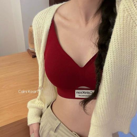 【秋冬氧气棉运动内衣】韩系百搭舒适无痕 无钢圈固定杯聚拢文胸  商品图3