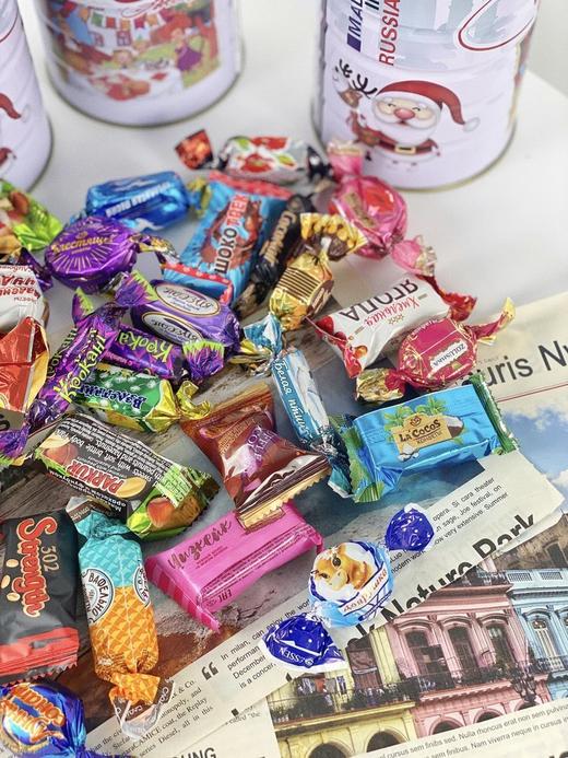 俄罗斯桶装巧克力糖果520g 商品图2