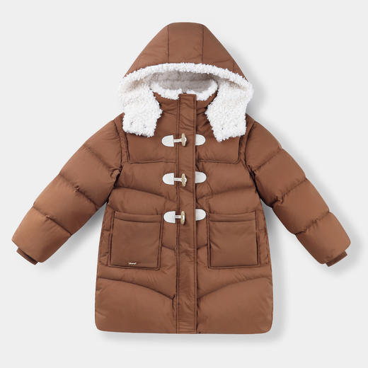 【极寒-15~-5℃】女童美拉德风羽绒外套冬季新款安奈儿童装实体店同款AG445808 商品图0