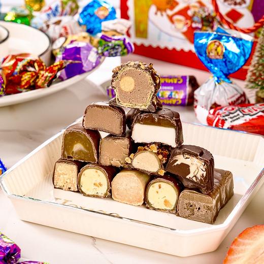 俄罗斯混装糖果，巧克力夹心系列、 多种口味年货礼盒 商品图2