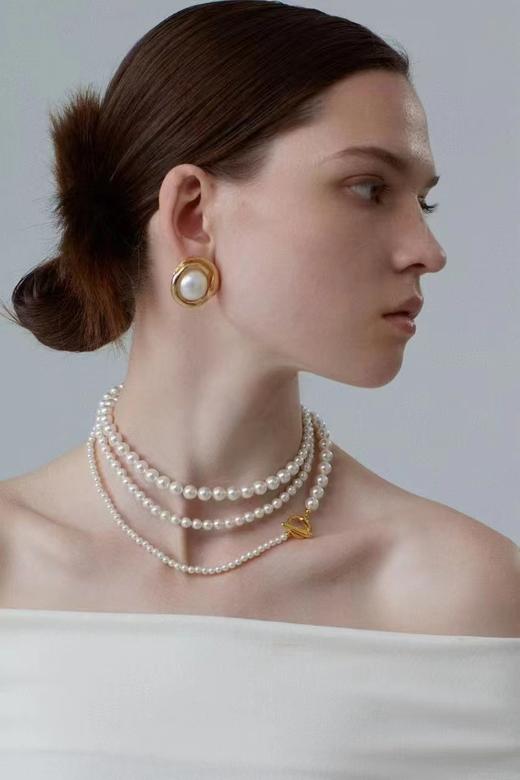 Oflye潮流饰品  多种戴法 法式轻奢多层名媛气质珍珠项链女款新款爆款精致颈链 商品图5