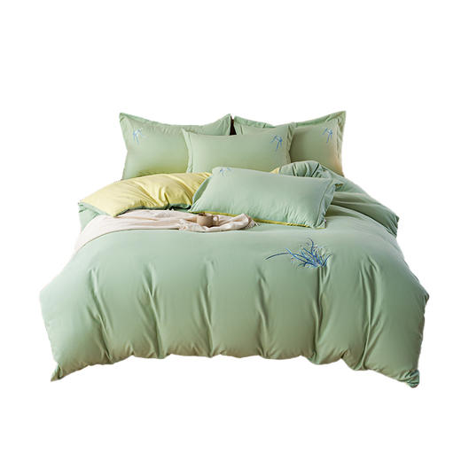 多喜爱兰亭如梦爱摩卡绒保暖舒适磨毛四件套【分仓直发，72小时发货，周末节假日不发货】 商品图9