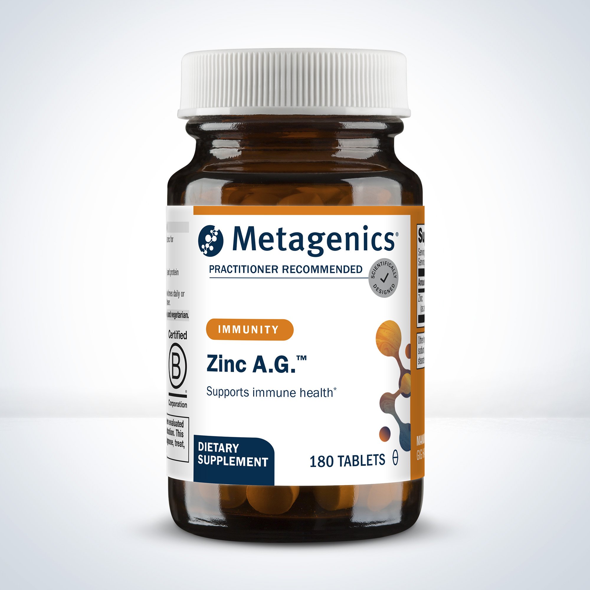 Metagenics ZincA.G  180粒