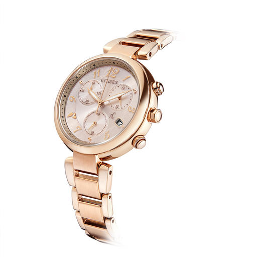 VIP-FB1452-66X 西铁城Citizen西铁城光动能不锈钢表带时尚休闲精致手表女FB1452-66X 商品图0