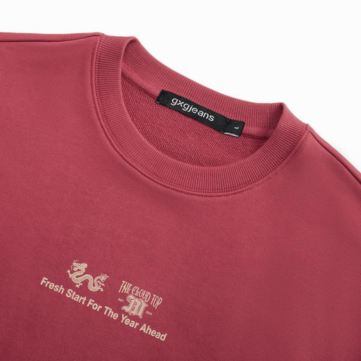 gxg.jeans男装2024年春季新款圆领卫衣JFX13100041 商品图2