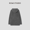 ROMI STUDIO“温暖过冬”康宝莱绵羊毛绒感厚款连帽开衫RW24AS91383 商品缩略图1
