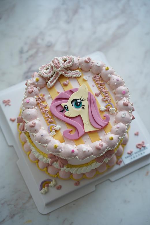 手绘奶油蛋糕 | 鲜果原味奶油 - 翻糖小马宝莉 商品图1