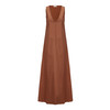Ruohan  栗棕色纯棉背心连衣裙 商品缩略图9