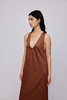 Ruohan  栗棕色纯棉背心连衣裙 商品缩略图6