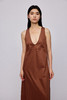 Ruohan  栗棕色纯棉背心连衣裙 商品缩略图5