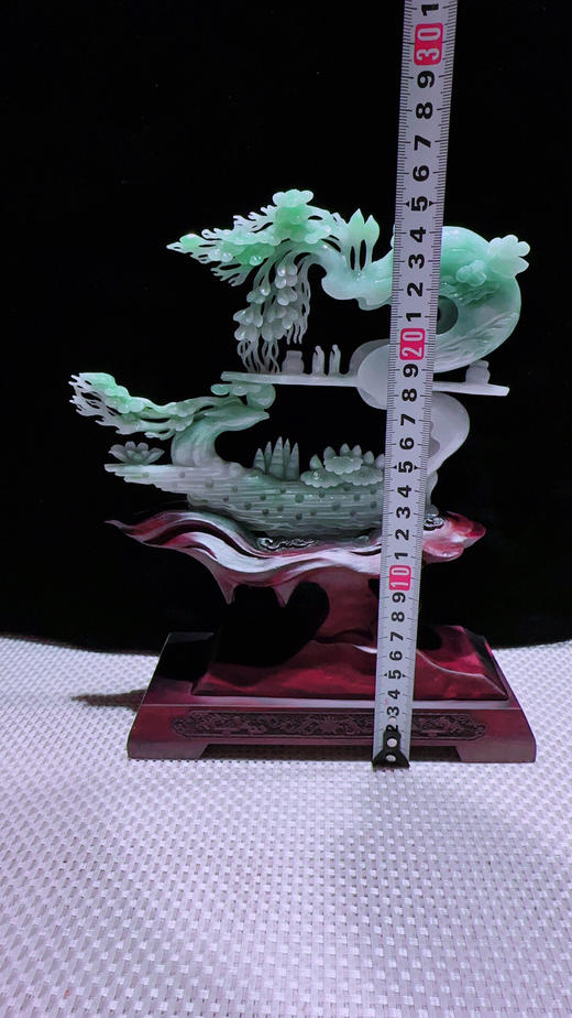 620727翡翠摆件【一路发财 鹿鸣蝉音】 商品图1